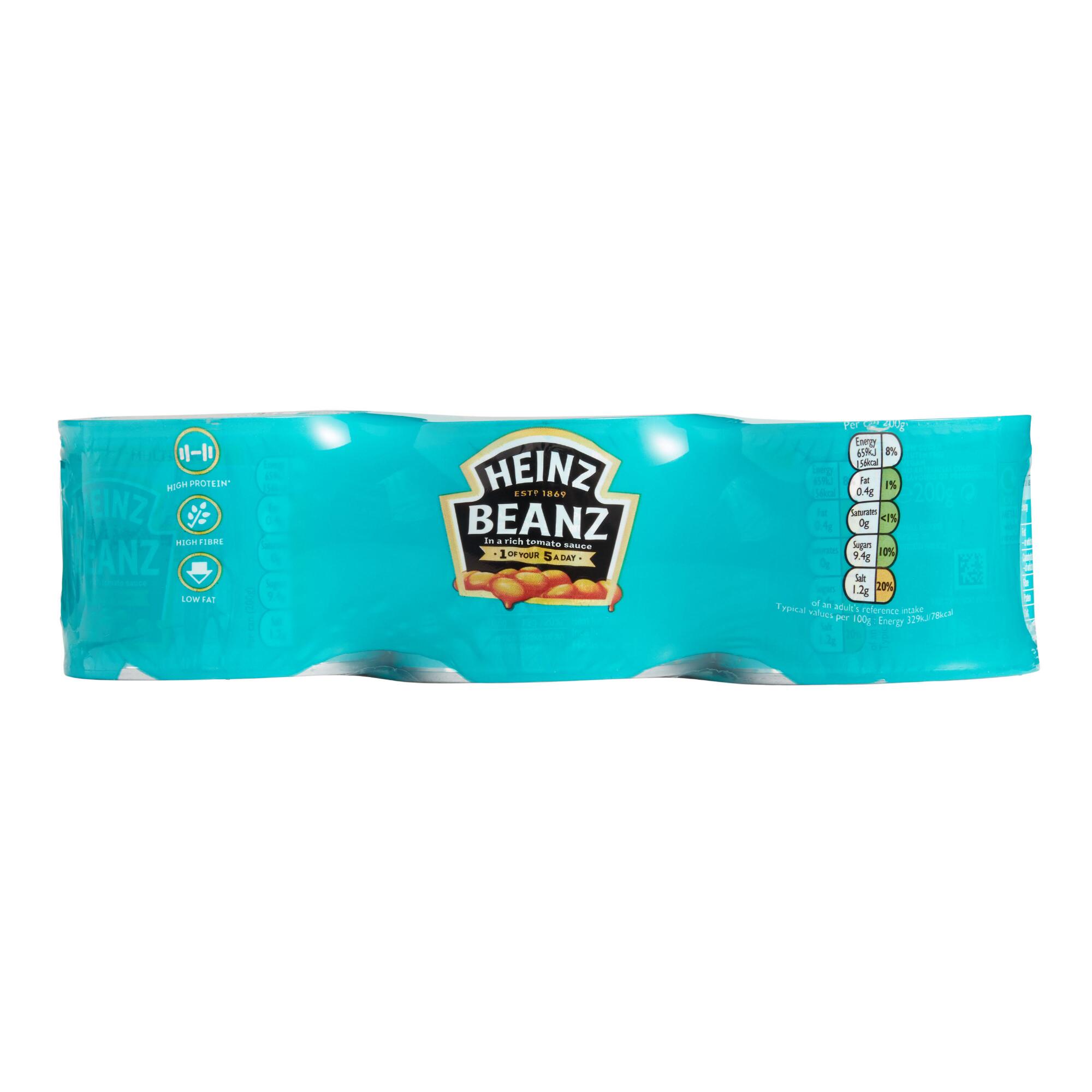 3 Pack Heinz Baked Beanz Set of 4 by World Market