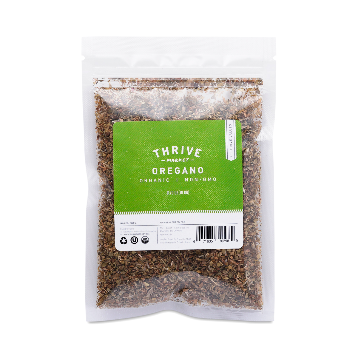 Thrive Market Organic Oregano .7 oz pouch