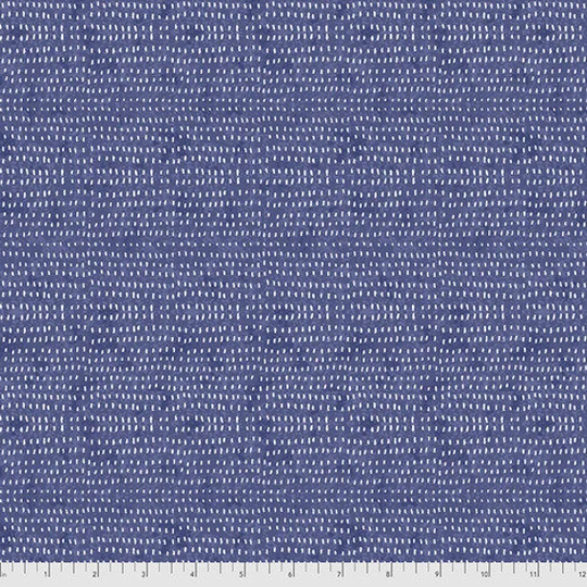 Blue Seeds Fabric, Cobalt Seeds, Blender Freespirit Fabrics, Cori Dantini, 100% Quilting Cotton Fabric