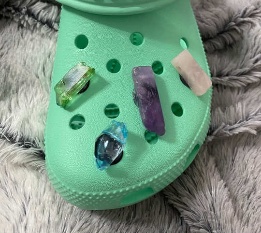Crystal Clog Charms, Shoe Charms, Accessories, Crystal Crystals, Stocking Stuffers, Charms