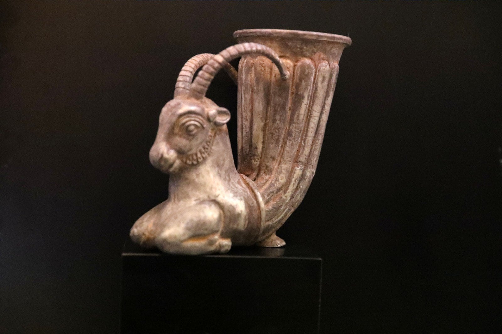 Original Antique Silver Ram From Afghanistan