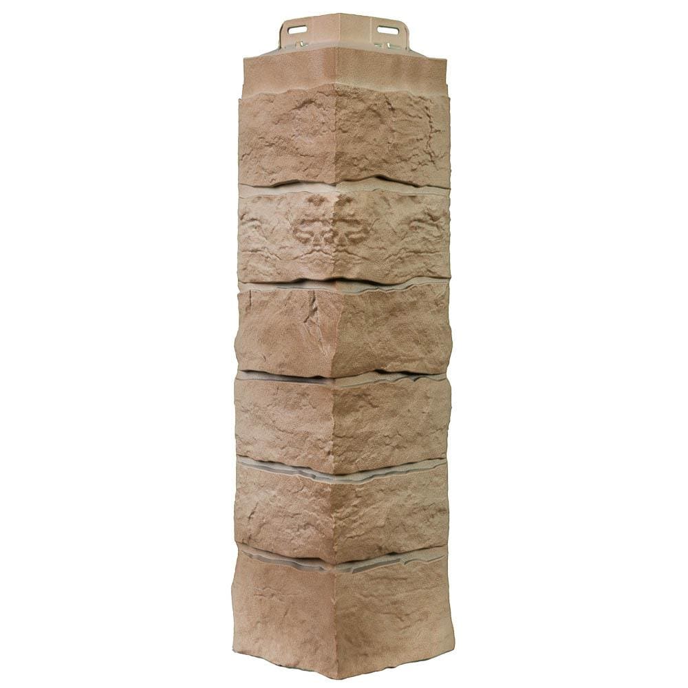 Novik NovikStone SK Stacked Stone-sq ft Sand Blend Faux Stone Veneer in Brown | 120140012