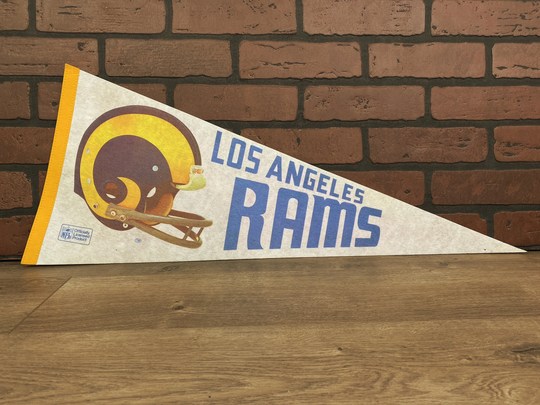 1970's Los Angeles Rams Nfl Large Vintage Pennant