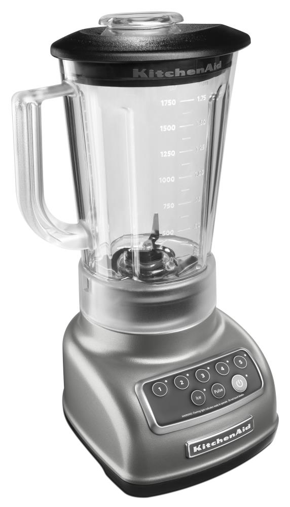 KitchenAid Classic 56-oz Silver 671-Watt Pulse Control Blender | KSB1570SL