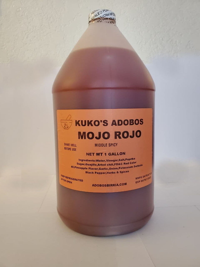 Mojo Rojo Marinade 1 Gallon Grilling Sauce