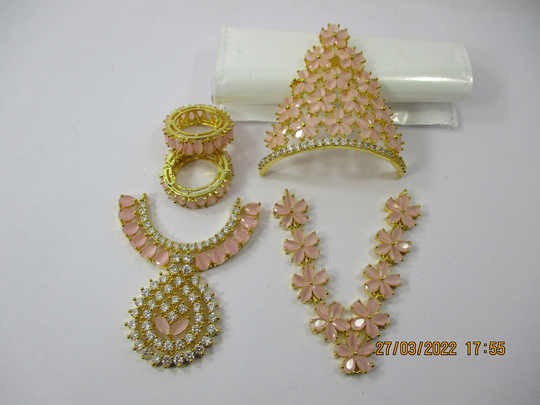 Laddu Gopal Handmade Golden Mukut, Necklace, Bangles, Krishna Jewellery.mini Crown, Helmet Crown, Diamante Crown, Dolls Crownsize 2, 3, 4, 5, 6 No