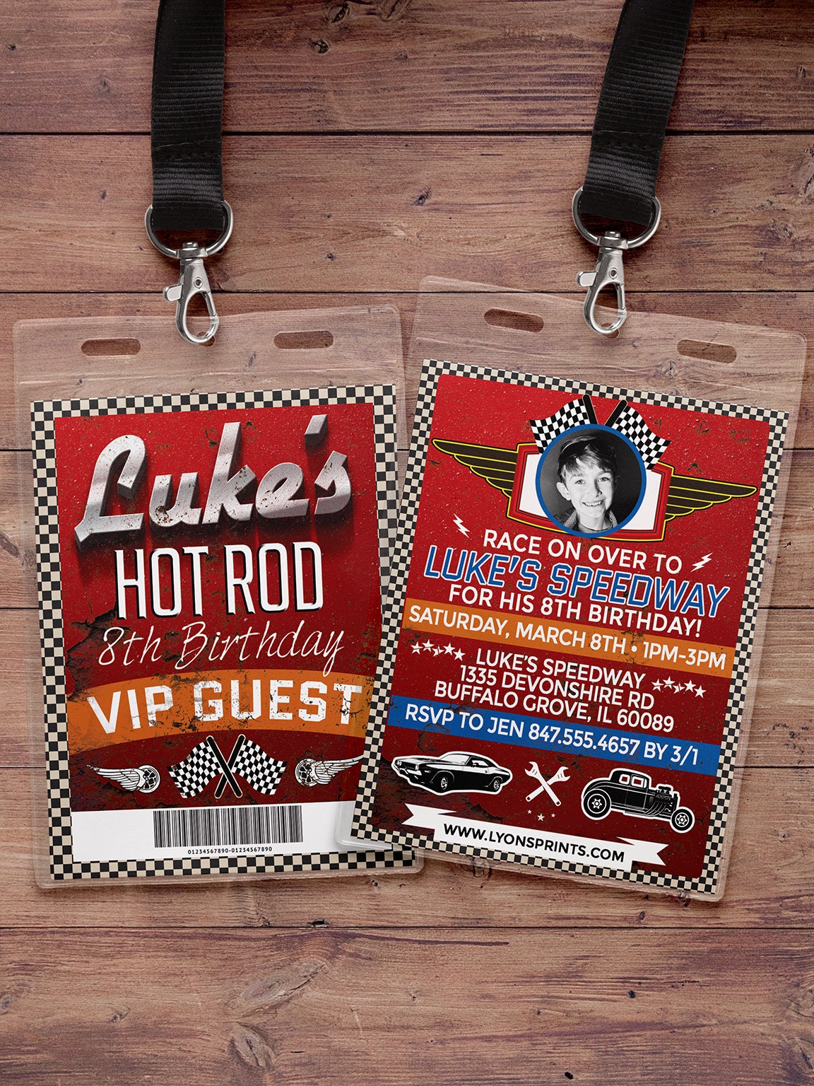 Retro Race Car Invitation | Pitt Pass, Vintage Invite Birthday, Vip Pass, Boy Birthday, Car Invitation, Motorcycle
