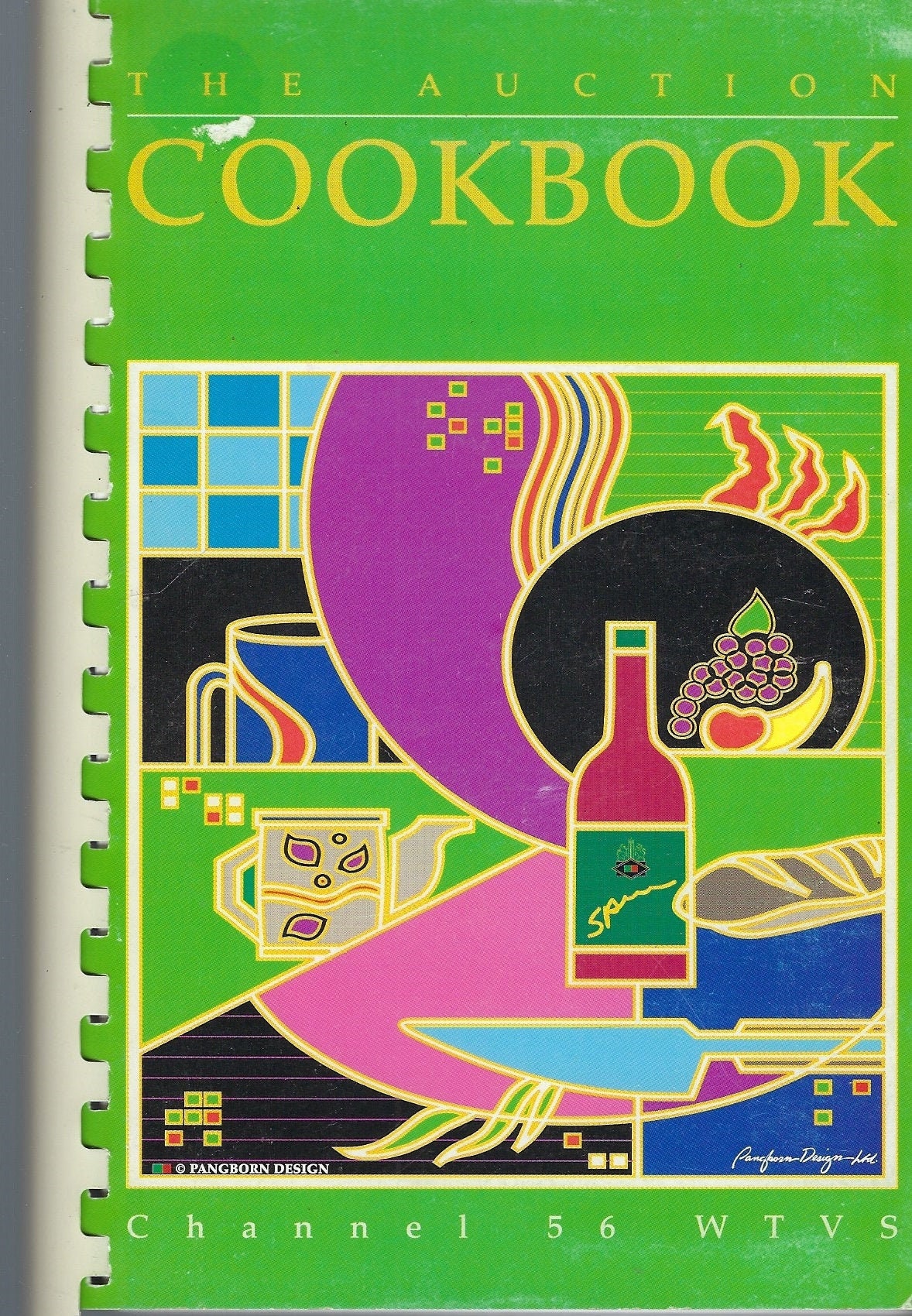 Detroit Michigan Vintage 1997 Channel 56 Wtvs The Auction Cookbook Mi Community Favorite Recipes Collectible Souvenir Spiral Bound Rare Book