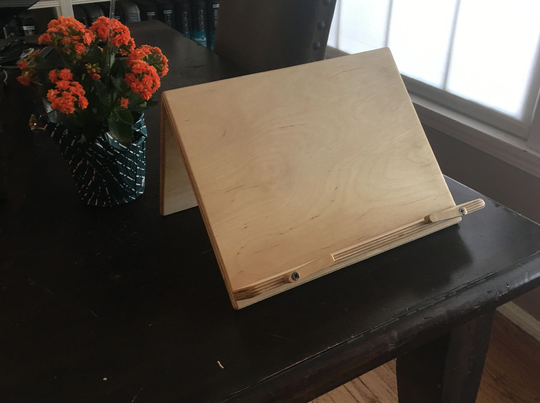 standard Wooden Cook Book Holder | Made in The Usa