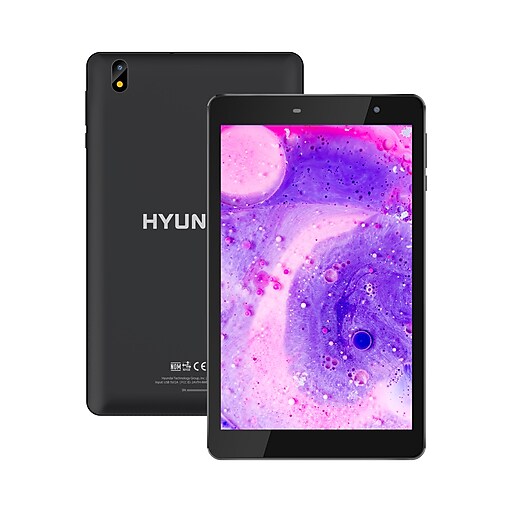 Hyundai HYtab Pro 8WB1 8" Tablet, WiFi, WiFi, 3GB RAM, 32GB, Android 11 Go edition, Black (HT8WB1RBK01)
