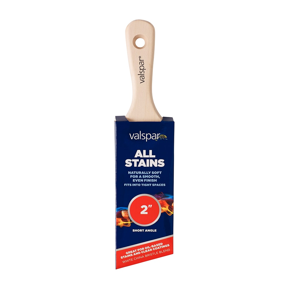 Valspar Natural Bristle- Polyester Blend Angle 2-in Paint Brush | 882567350