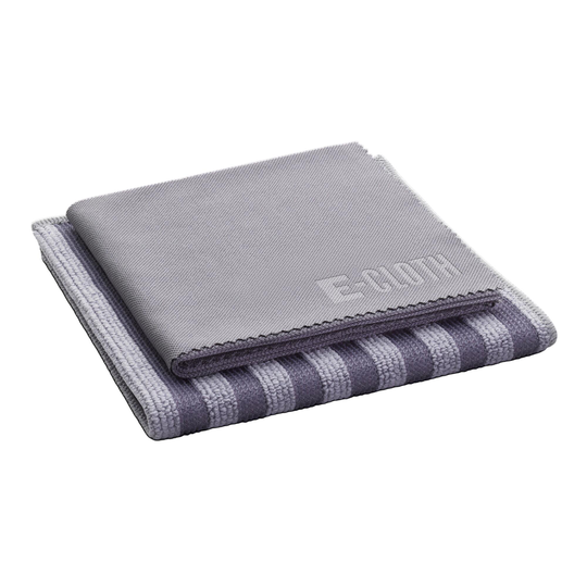 E-Cloth Stainless Steel Microfiber Cleaning Kit 2 Pack: Gray - Polyester by World Market