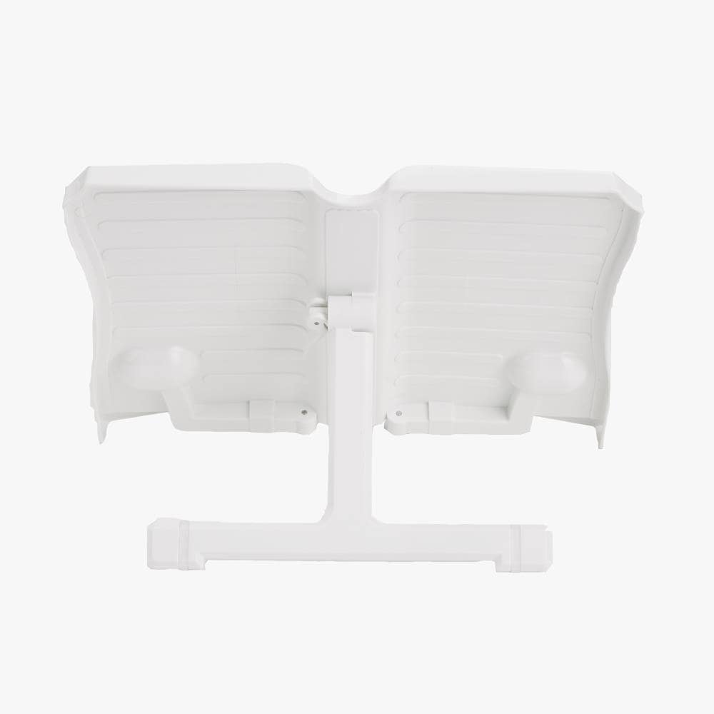 Mind Reader White 1-Shelf Bookcase | BOOKSTA-WHT