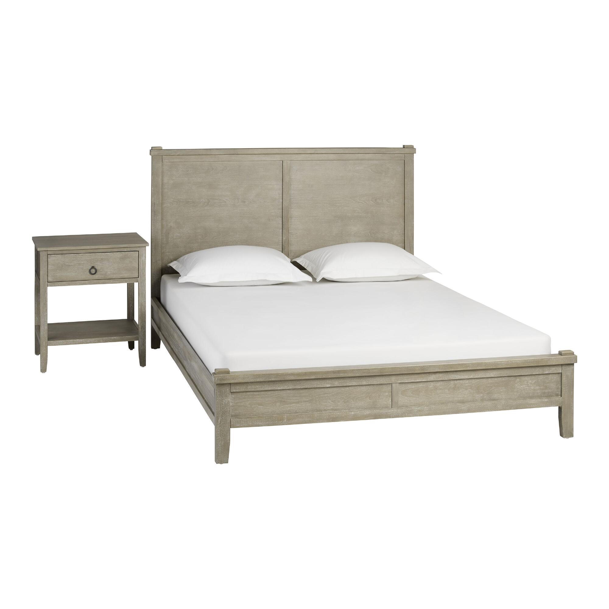 Graywash Grange Platform Bed Collection by World Market