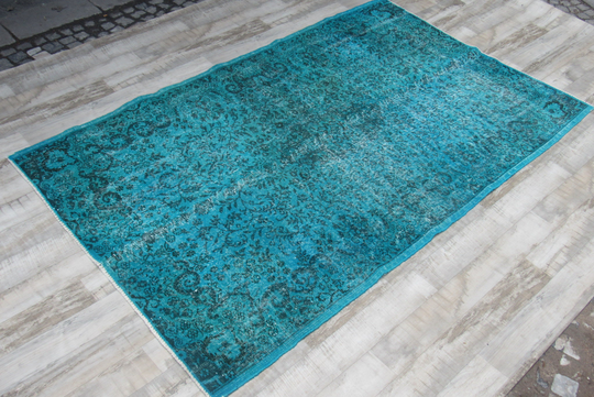Vintage Rug, Woven Rug, Hand Knotted Rug, Contemporary Rugiturkish Wool Rug, Bohemian Rug, Floor Rug7'9 Feet X 4'9 Feet, V74 Free Shipping