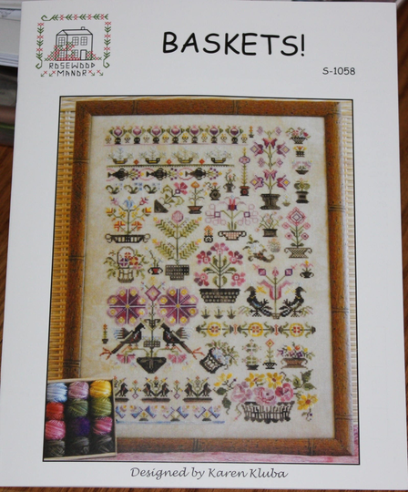 Baskets By Rosewood Manor, S-1058, Designs Karen Kluba/Leaflet/Pamphlet