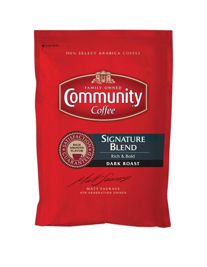 Community Coffee Frac 100 oz. Signature Blend Dark Roast Coffee | 15300