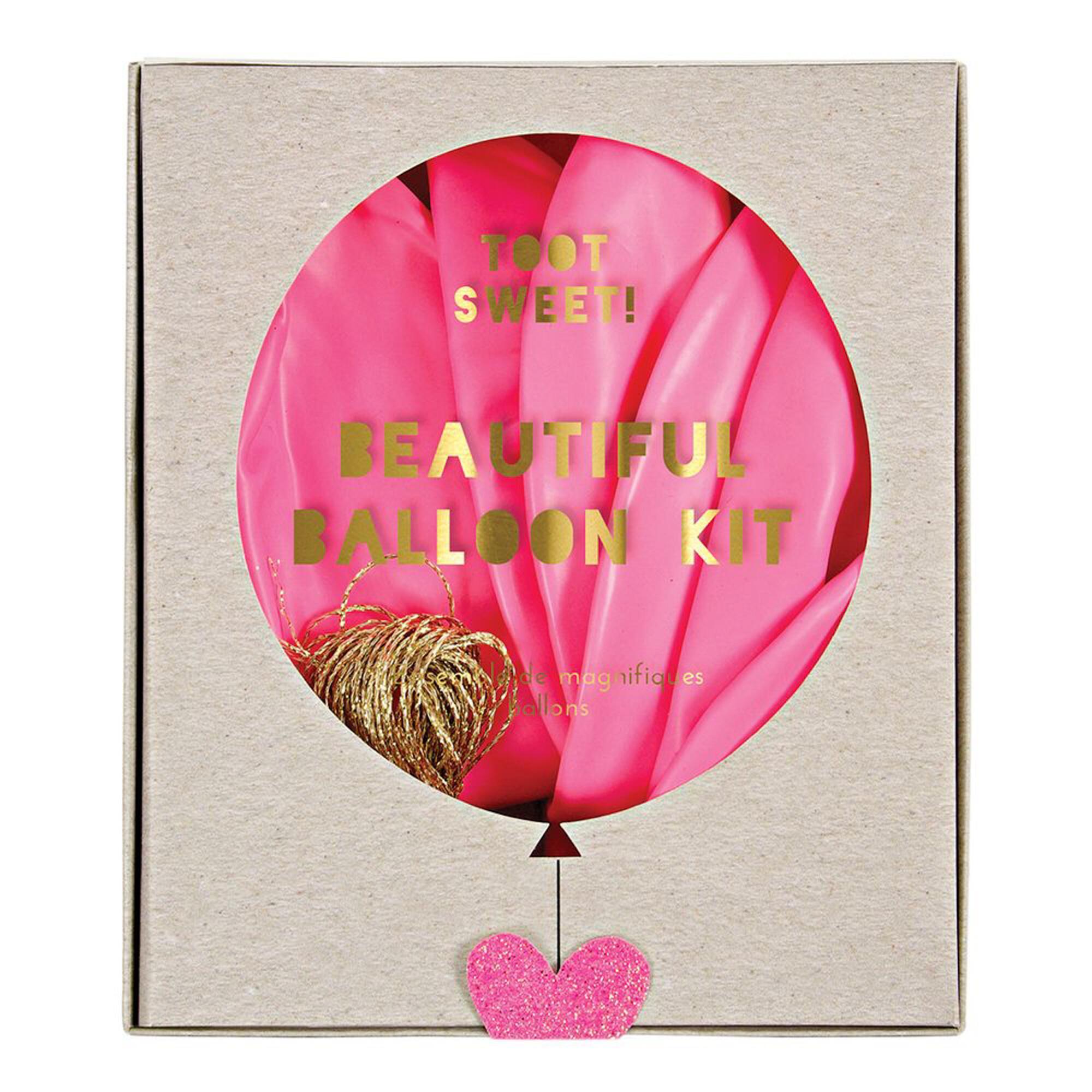 Meri Meri Pink Beautiful Balloon Kit 8 Pack by World Market