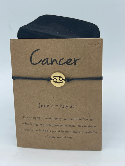 Cancer Horoscope Bracelet
