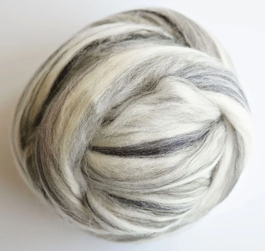 New 2 Ozs "Naturals Fusion" Wool Blended Merino Roving, Felting Spinning, Weaving, Supplies, Art Blend