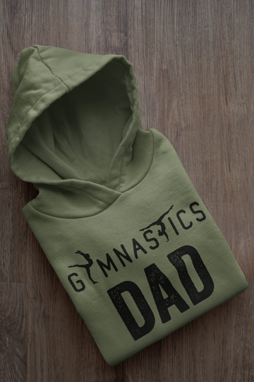 Gymnastics Dad, Hoodie For Dad Of Gymnast, Gift For Dad, Handstand, Gymnastics Clothing, Sweatshirt