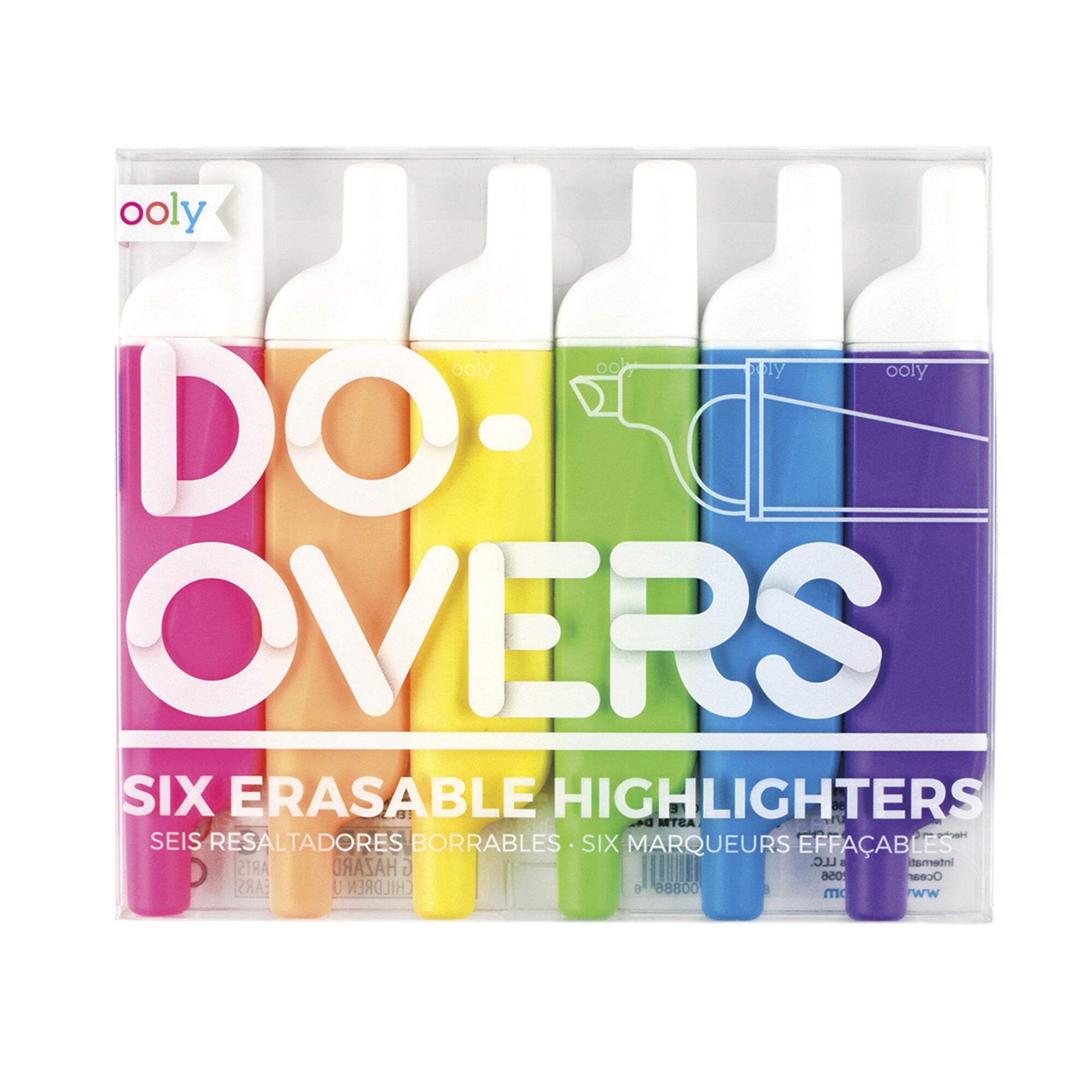 Do Overs Erasable Highlighters 6 Pack: Multi by World Market