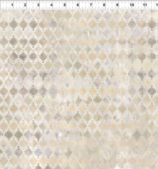 In The Beginning - Southwest Woven Digital Print Cream Cotton Fabric By The Yard Or Select Length 8Sou-1