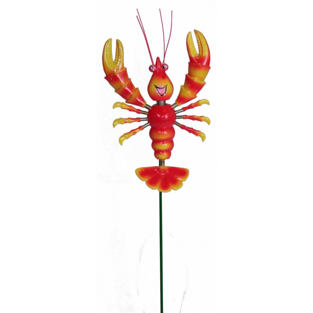Bobble/Dancing Crawfish/Lobster Pick 4 1/2 in Long Decoration Crab Seafood Boil Party New Orleans