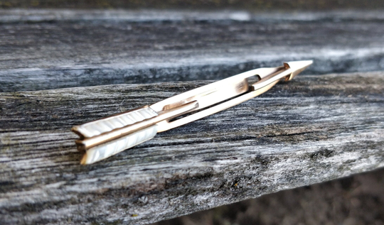 Vintage Arrow Tie Clip. Gift For Dad, Groom, Groomsmen, Wedding, Anniversary, Birthday, Christmas, Father's Day