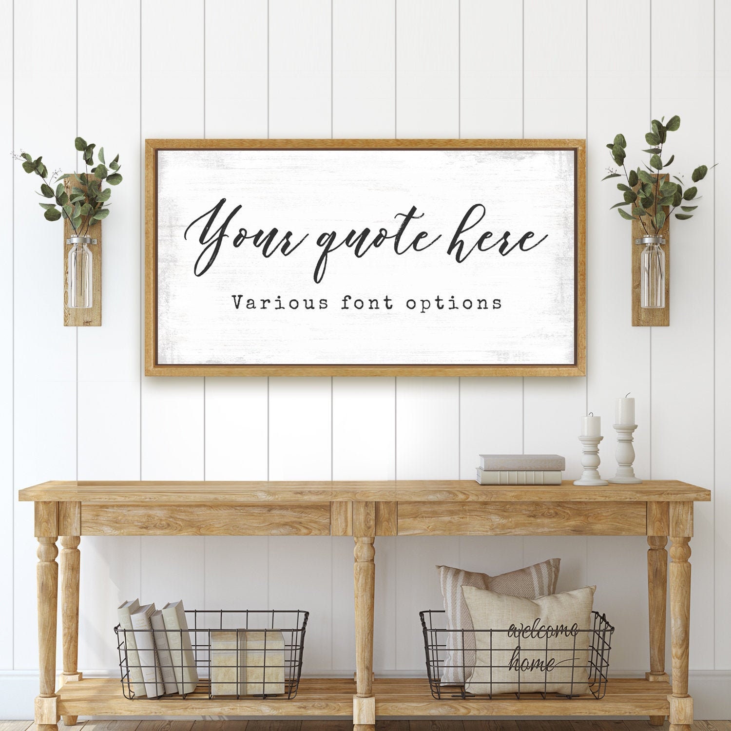 Kitchen Signs | Living Room Wall Decor & Dining Art By Pretty Perfect Studio