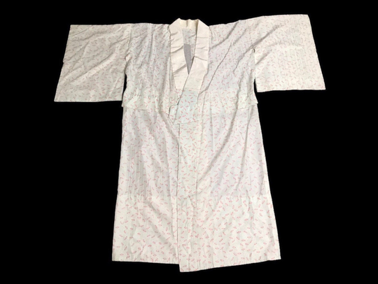 Mega Sale Vintage Noragi Kimono Hanten Jinbei Japanese Haori Cardigan Happi Jacket White B086 Yukata L Xl