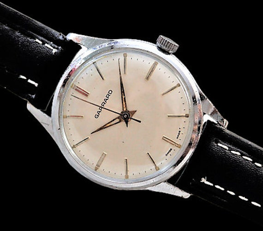 Rare Garrard Watch, Vintage Swiss Мen's Watch Cal. Eta 2391, Bracelet Gents Swiss Made Watch, Dress Gift For Mens