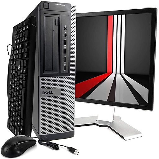 Dell OptiPlex 9010 Refurbished Desktop Computer with 22" Monitor, Intel i5, 4GB Memory, 500GB HDD, Windows 10 Pro