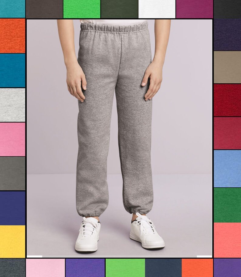 Custom Gildan - Heavy Blend Youth Closed Bottom Sweatpants High Quality G182B