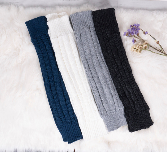 Leg Warmers Knee High, Alpaca Wool Blend, Super Soft Women