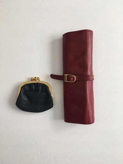Vintage Axiom Leather Wallet & Coin Purse