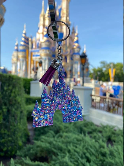 50 Years Of Magic Castle Inspired Keychain