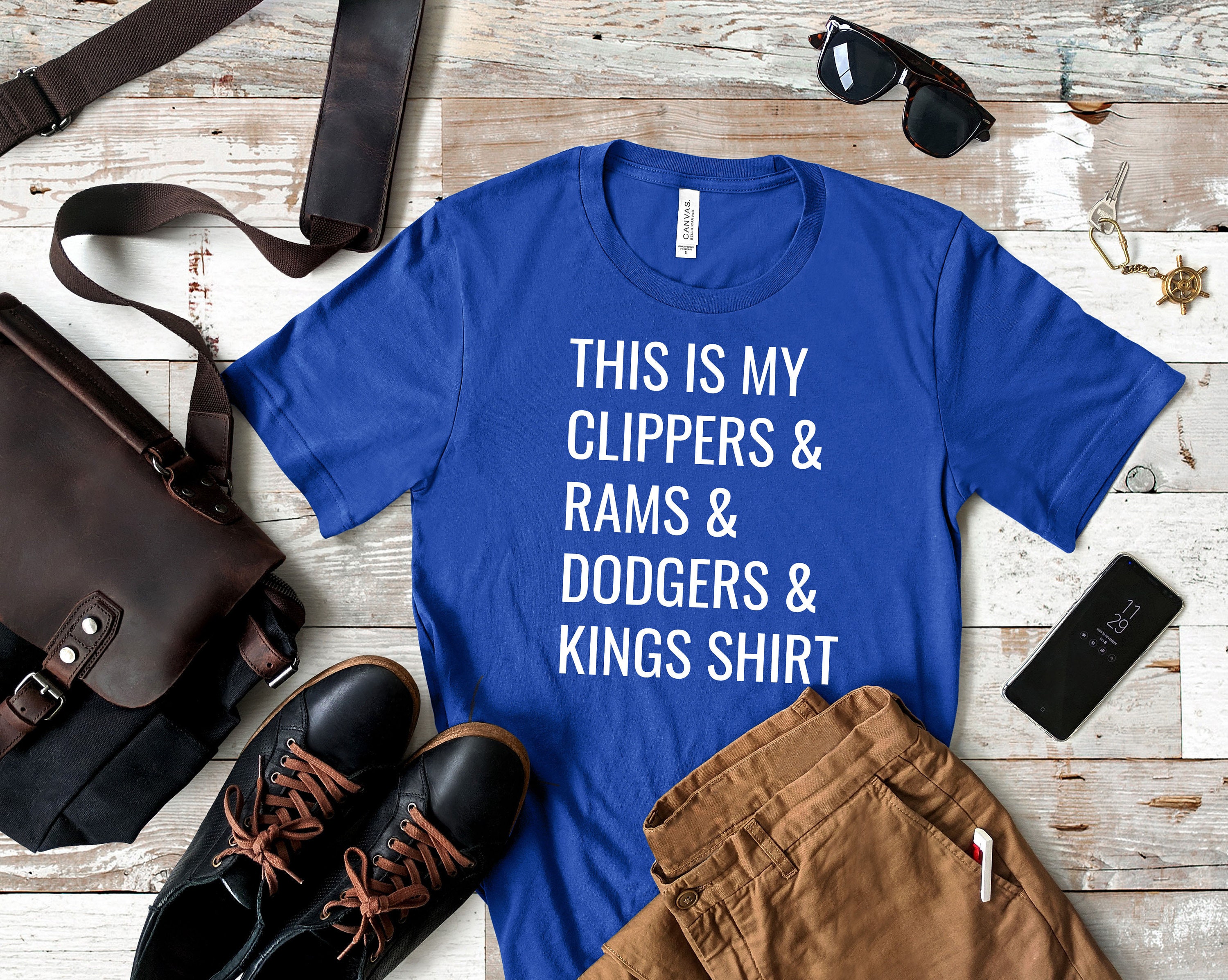 Custom Los Angels Sports Shirt - Dodgers Shirt Baseball La Mens Gift