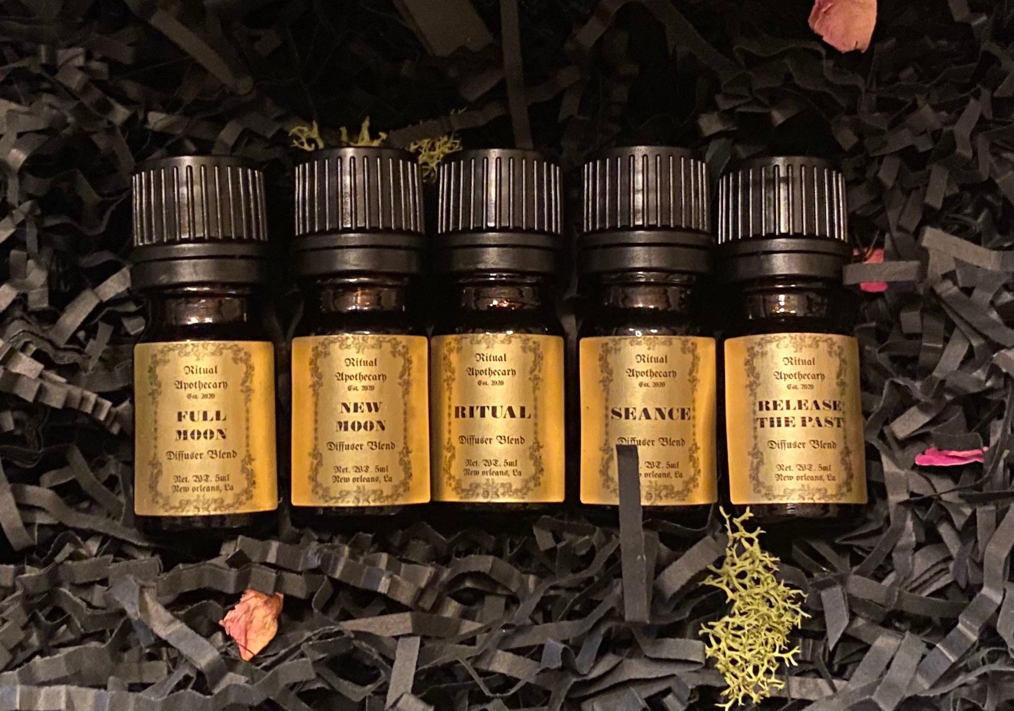 Diffuser Blend Set Of Five~Gift ~Care Package