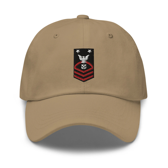 United States Navy Master Chief Petty Officer Embroidered Dad Hat