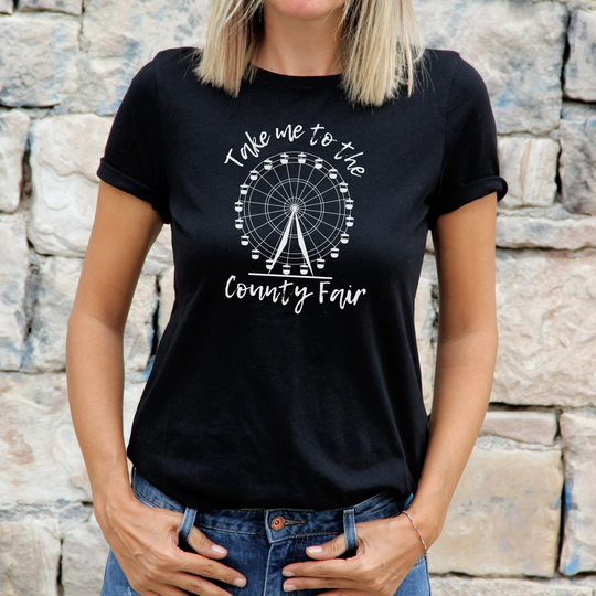 Take Me To The County Fair Shirt, Mom Gift For Her, Summer Ferris Wheel Shirt