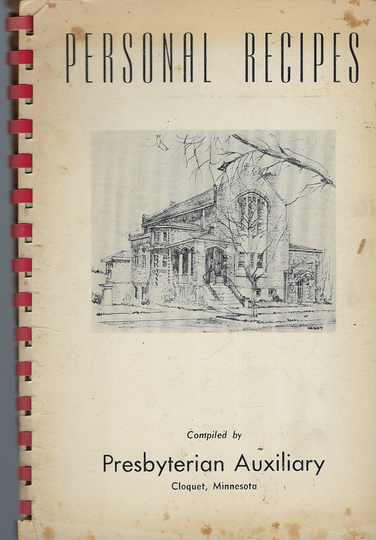 Cloquet Minnesota Vintage 1953 Presbyterian Church Personal Recipes Cookbook Mn Community Favorites Local Ads Collectible Rare Cook Book