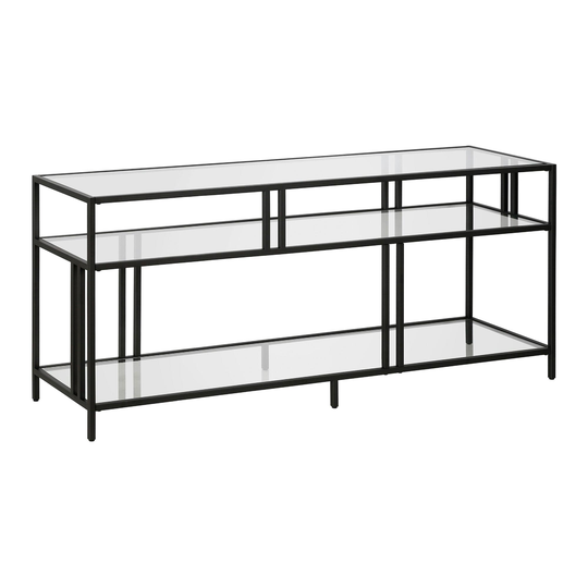 Metal Richie Media Stand: Black by World Market