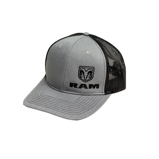 Hat - Ram Trucks Snapback Trucker | Heather Grey/Black