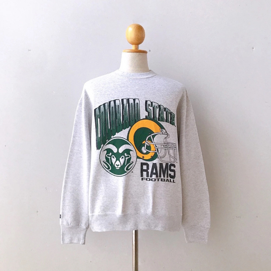 90S Colorado State University Rams Sweatshirt, Digisoft™ Printing Technology