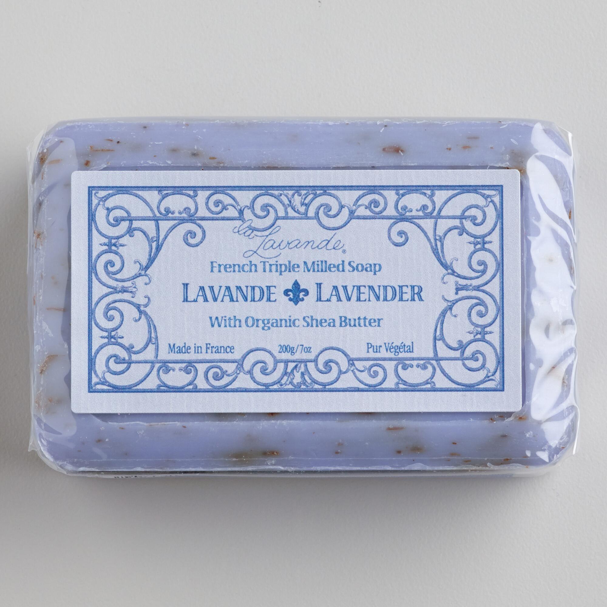 La Lavande Lavender Bar Soap: Purple by World Market