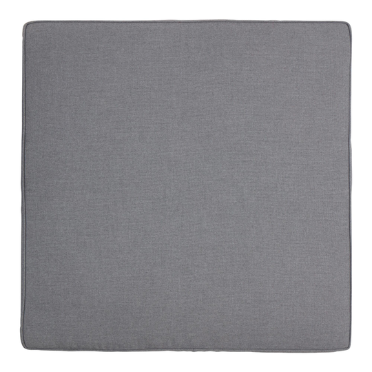 Gray Alicante II Outdoor Patio Ottoman Cushion - Polyester by World Market