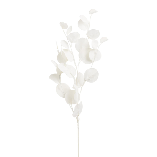 Bleached Green Faux Eucalyptus Spray: White - Plastic by World Market