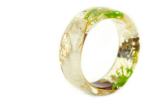 Birch Bark Mens Ring. Real Wooden Resin Wood Nature Rings. Boho Rustic Ring Eco Friendly White Forest Jewelry