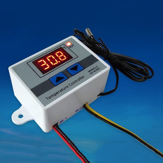 12V 220V Digital LED Temperature Controller 10A Thermostat Switch with Probe - 220v